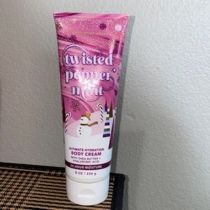Brand New Bath & Body Works twisted peppermint ultimate hydration body cream